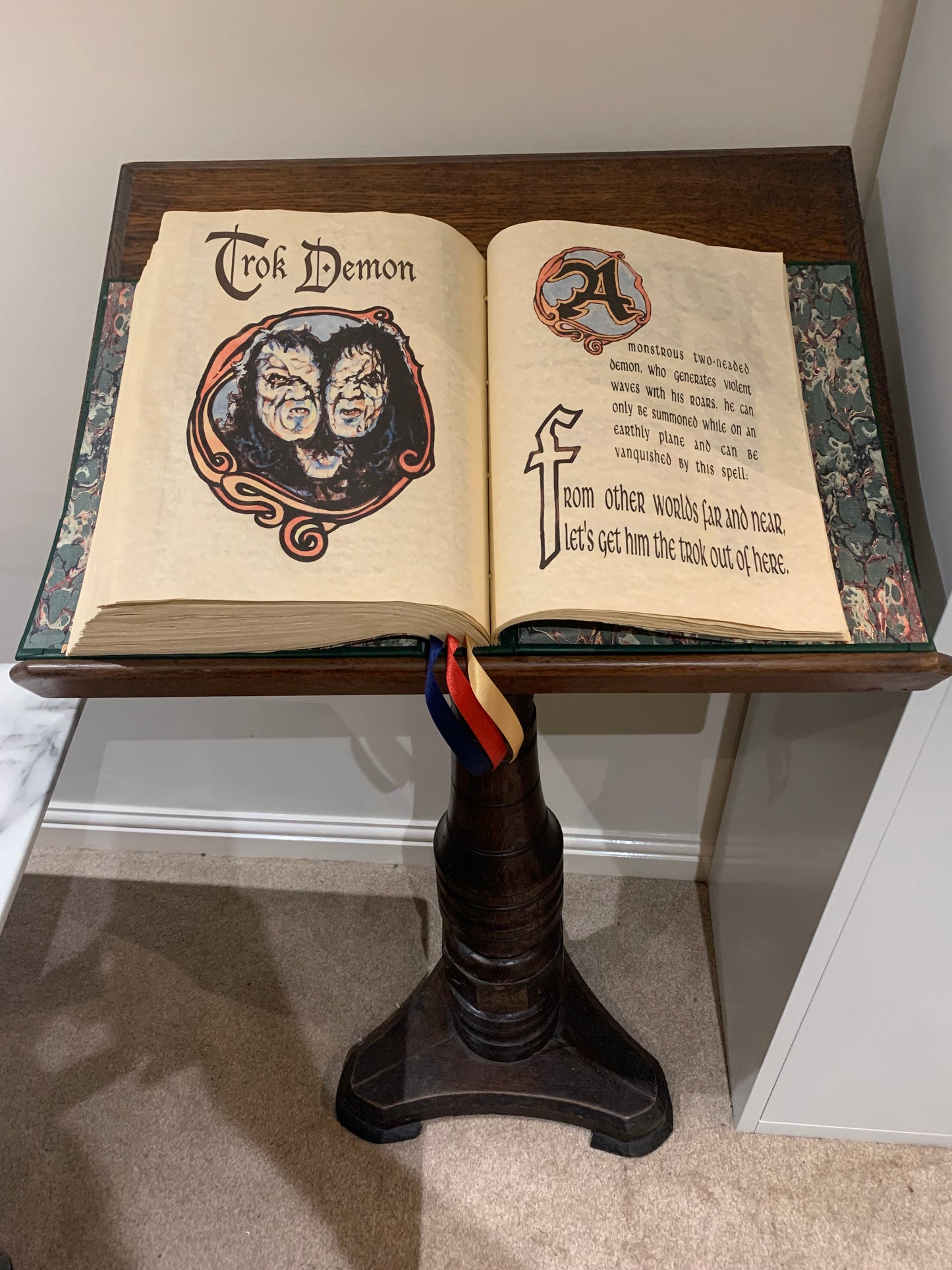 Charmed 11” x 14" Replica Book of Shadows